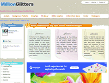 Tablet Screenshot of millionglitters.com